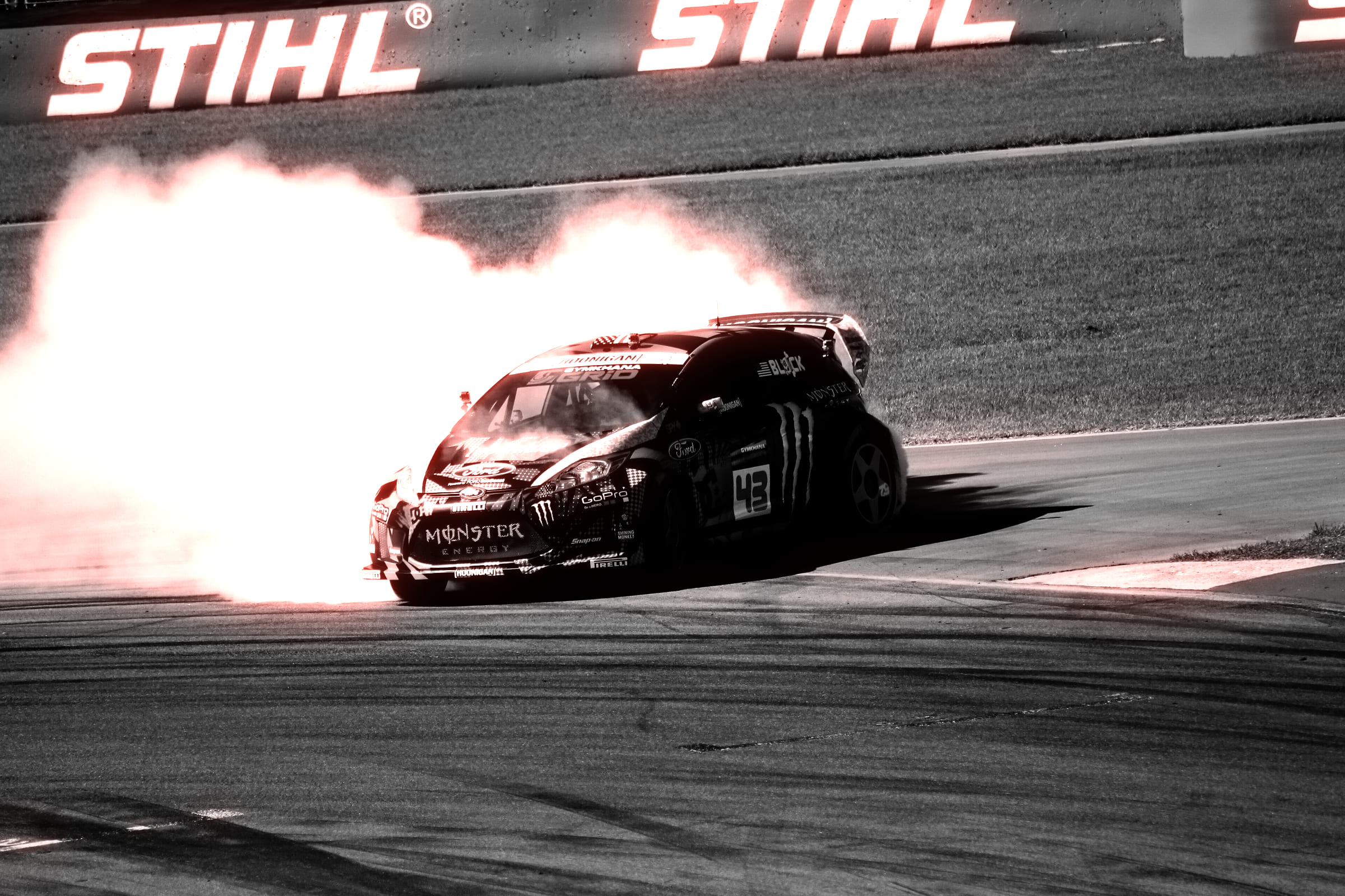 Ken Block at the Clipsal 500, 2013. Photo: racin jason, CC BY 2.0