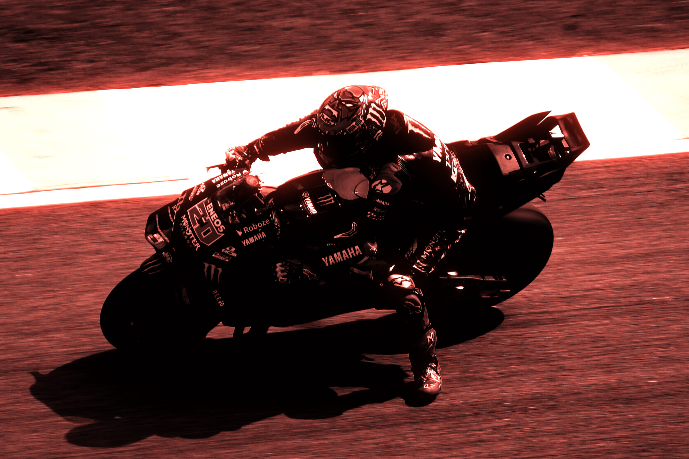 Fabio Quartararo on the Monster Energy Yamaha, Malaysian Grand Prix, 2025. Photo: Liauzh, CC BY-SA 4.0
