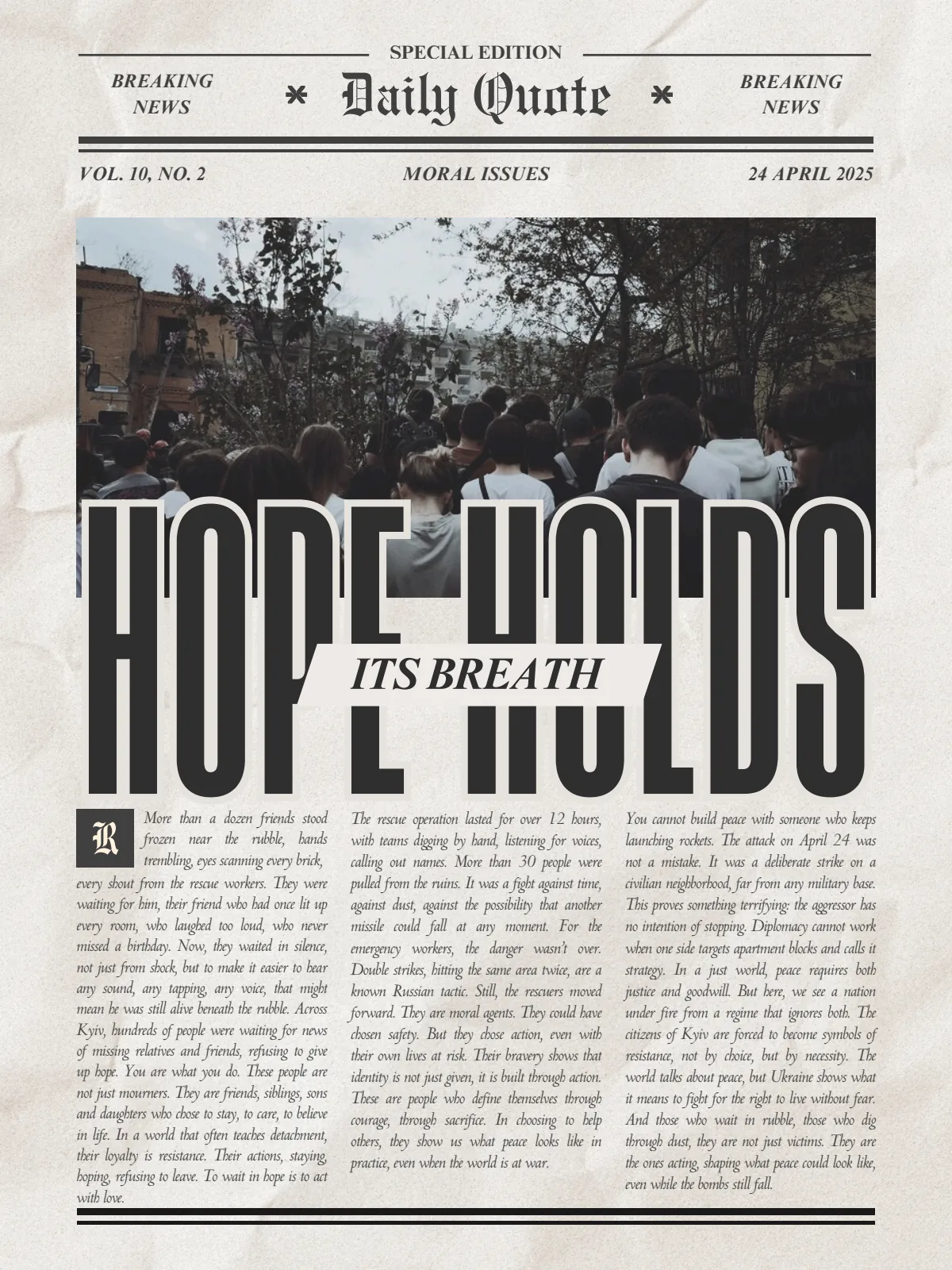 Page 2 — the twelve hours after