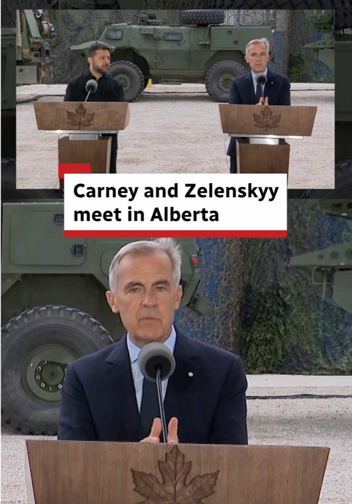 Carney and Zelenskyy meet in Alberta